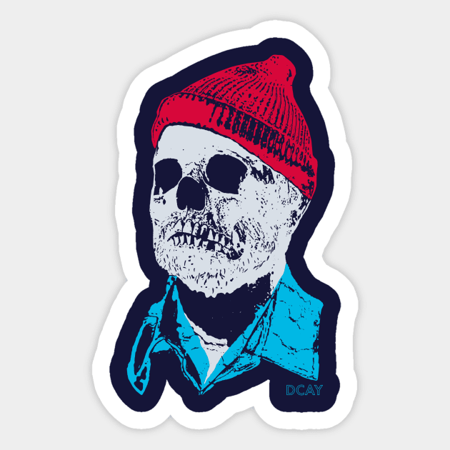 The Dead Man and the Sea Sticker by DCAY